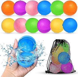 Reusable Water Balloons, Pool Beach Water Toys for Boys and Girls