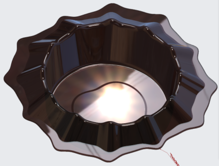 Bowl-Brown - Temperature-Controlled, Self-Heating Coffee Mug (Black - 14 oz.)
